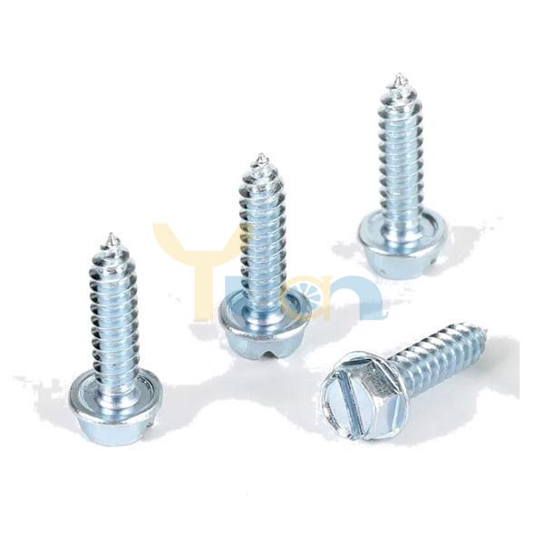 Hex Washer Head Slotted Self-Tapping Screw