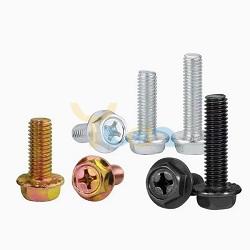Hex Flange Head Bolt, Cross Recessed